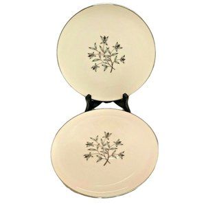 Lenox China Princess Pattern Two 7 7/8" Salad Plates X516 Vintage Plates